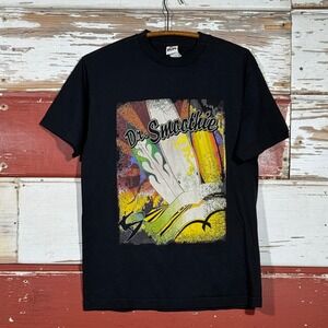 Vintage Alstyle Dr. Smoothie Surf‎ Graphic Tee Black Short Sleeve T-Shirt Medium